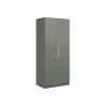 Szafa dwudrzwiowa Unit 91x210 z organizerami i LED lava/twist