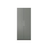 Szafa dwudrzwiowa Unit 91x210 z organizerami i LED lava/twist