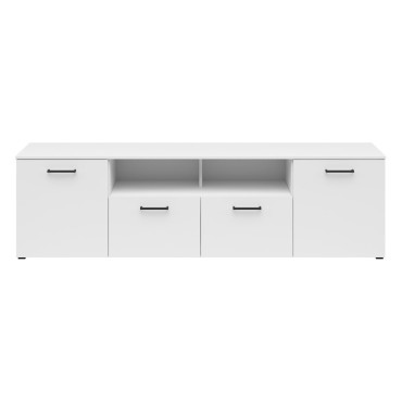 Komoda MultiDo 180 cm z 2 drzwiami i 2 szufladami biała