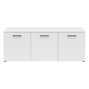 Komoda MultiDo 140 cm z 3 drzwiami biała
