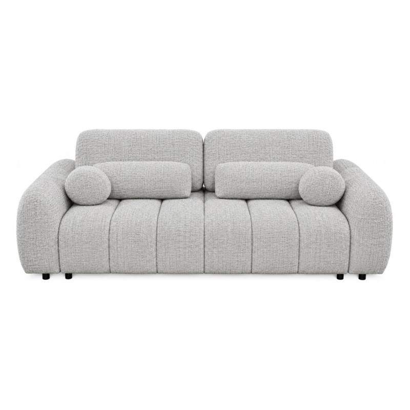 Sofa trzyosobowa Bubble rozkładana z pojemnikiem szara