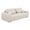 Sofa trzyosobowa Bubble rozkładana z pojemnikiem taupe