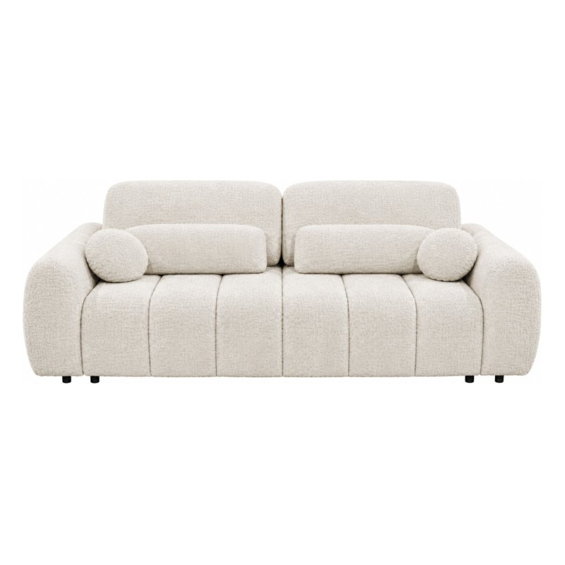 Sofa trzyosobowa Bubble rozkładana z pojemnikiem taupe