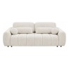 Sofa trzyosobowa Bubble rozkładana z pojemnikiem taupe