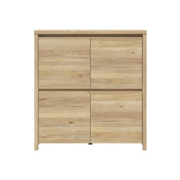 Szafka Kaspian 105 cm czterodrzwiowa dąb mauvella