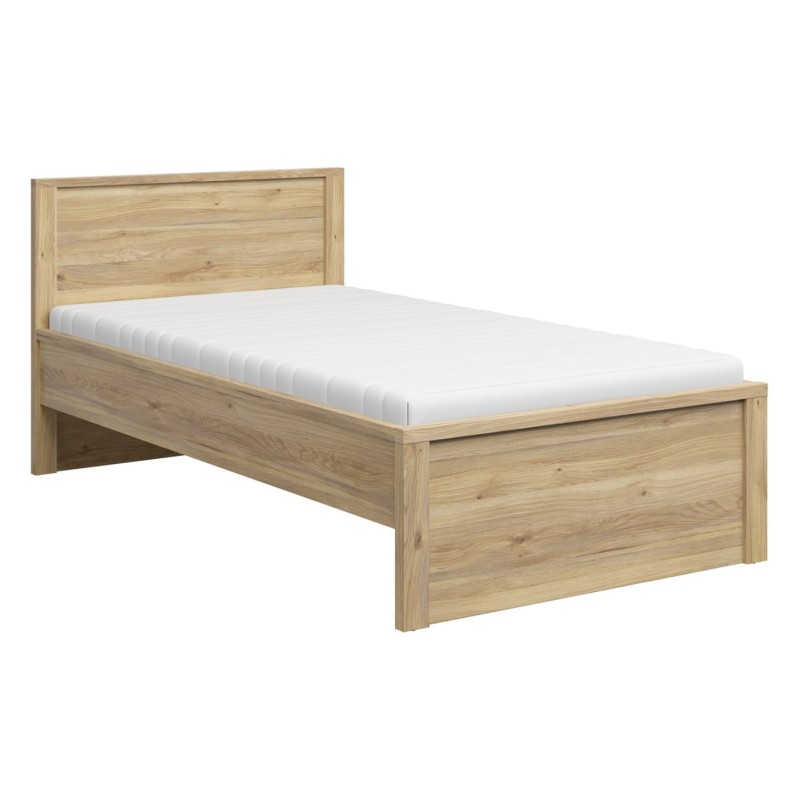 Łóżko Kaspian T 120x200 dąb mauvella
