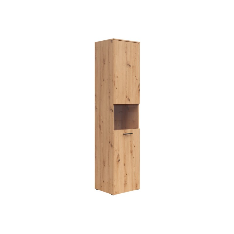 Witryna MultiDo 45 cm z drzwiami dąb artisan