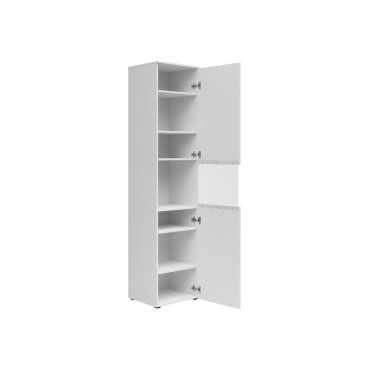 Witryna MultiDo 45 cm z drzwiami biała