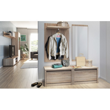 system NORTON lustro dąb sonoma