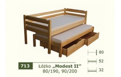 Łóżko Parterowe Modest II