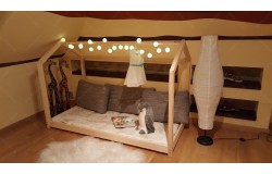 Łóżko domek Bella w stylu skandynawskim