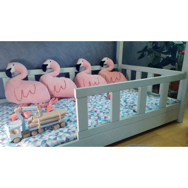 Łóżko domek Bella w stylu skandynawskim Miętowe