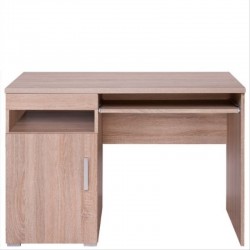 system DAMIS biurko 1d1s/110 bez organizera dąb sonoma