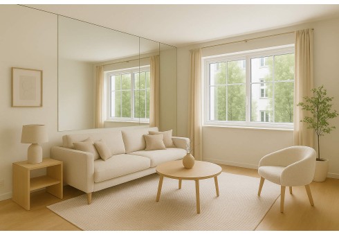 Lustro na ścianie - gdzie je powiesić, by optycznie powiększyć przestrzeń?