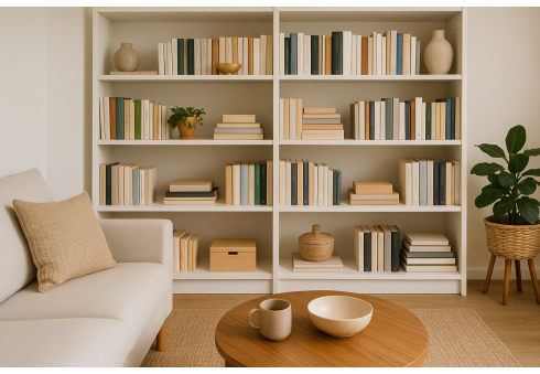 Jak układać książki na półkach, by było stylowo i praktycznie?